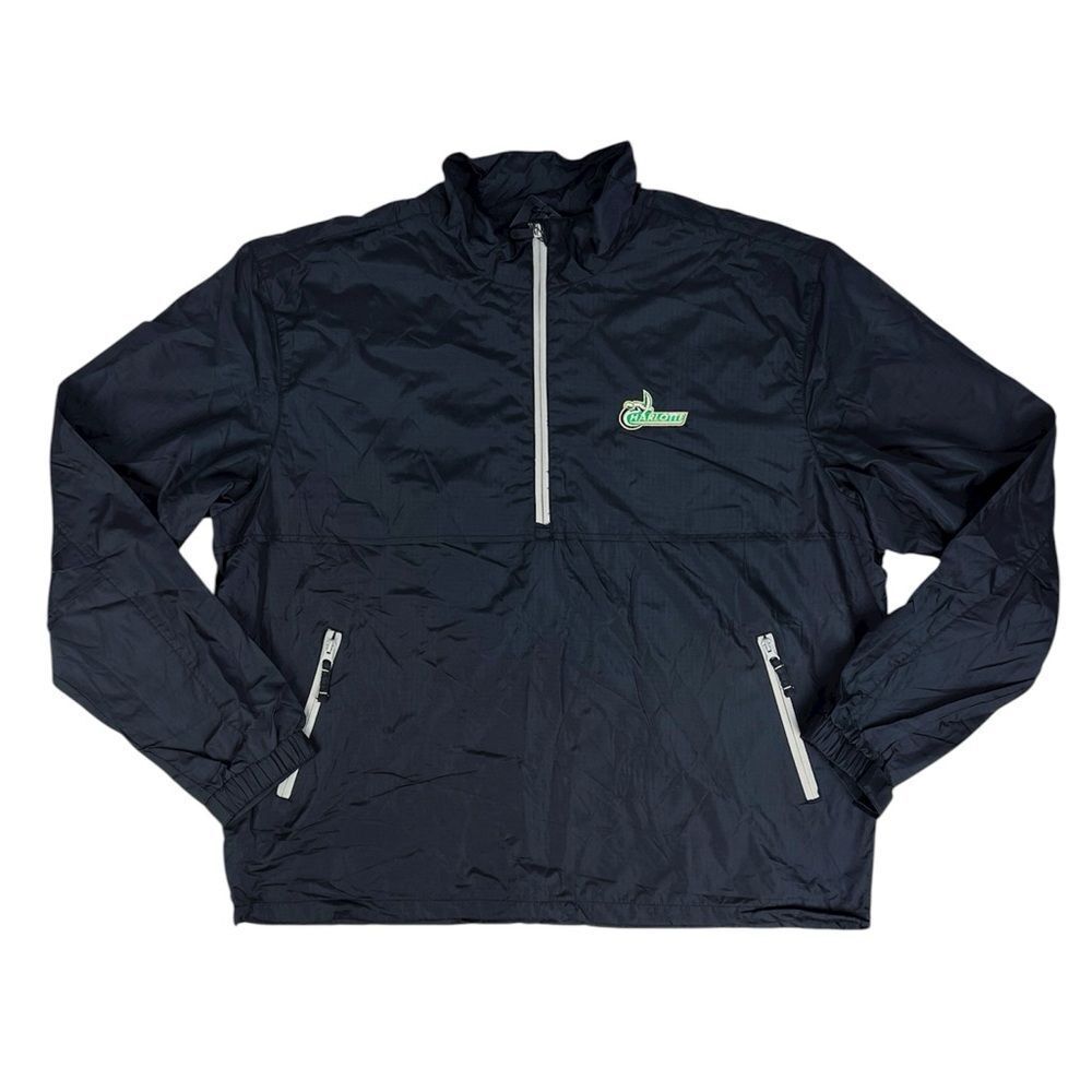 UNC Charlotte NCAA Oxford America Black Ripstop Windbreaker Jacket Size XL